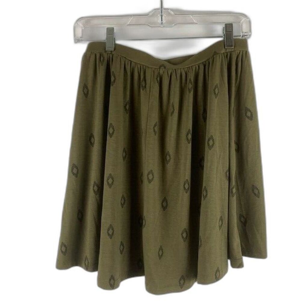 Old Navy Womans Skirt Size Small Olive Green Elastic Waist